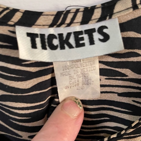 Sleeveless Zebra Print Maxi Dress - Picture 4 of 4